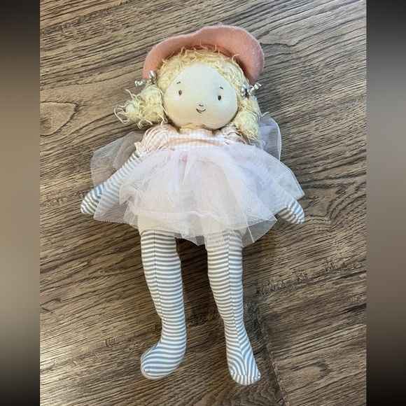 Elsie Bunnies by the Bay Masked Pretty Inside & Out Soft Ragdoll Doll Dress EUC - Picture 1 of 4